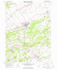 FLEETWOOD, PA HISTORICAL MAP GEOPDF 7.5X