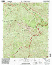 BIG PINE MOUNTAIN, CA HISTORICAL MAP GEO