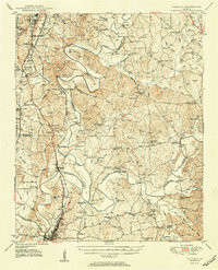 CALHOUN, GA HISTORICAL MAP GEOPDF 15X15