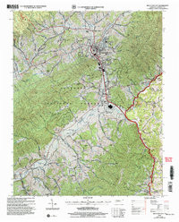 MOUNTAIN CITY, TN HISTORICAL MAP GEOPDF