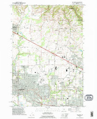 HILLSBORO, OR HISTORICAL MAP GEOPDF 7.5X