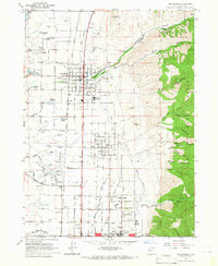 SMITHFIELD, UT HISTORICAL MAP GEOPDF 7.5