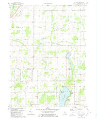 DUCK LAKE, MI HISTORICAL MAP GEOPDF 7.5X