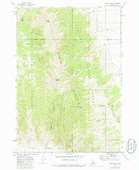 TYLER PEAK, ID HISTORICAL MAP GEOPDF 7.5
