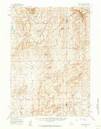 ORMSBY DRAW, WY HISTORICAL MAP GEOPDF 15