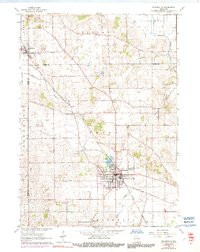 EVANSVILLE, WI HISTORICAL MAP GEOPDF 7.5