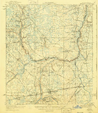 MACCLENNY, FL-GA HISTORICAL MAP GEOPDF 1