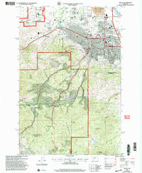 HELENA, MT HISTORICAL MAP GEOPDF 7.5X7.5