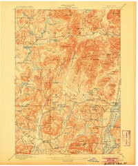 SCHROON LAKE, NY HISTORICAL MAP GEOPDF 1