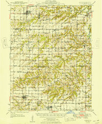 AUGUSTA, IL HISTORICAL MAP GEOPDF 15X15