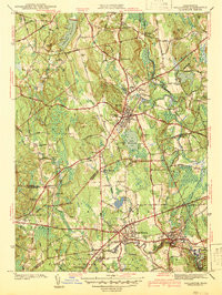 HOLLISTON, MA HISTORICAL MAP GEOPDF 7.5X