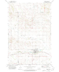 HEBRON, ND HISTORICAL MAP GEOPDF 7.5X7.5