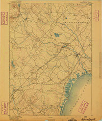 KENNEBUNK, ME HISTORICAL MAP GEOPDF 15X1