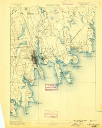 FAIRHAVEN, MA HISTORICAL MAP GEOPDF 15X1