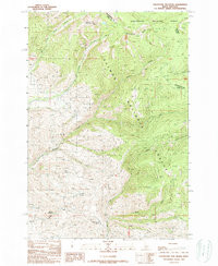 GOLDSTONE MOUNTAIN, ID-MT HISTORICAL MAP