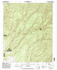 BAY BUCK PEAKS, NM HISTORICAL MAP GEOPDF