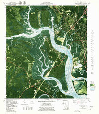 BRUNSWICK WEST, GA HISTORICAL MAP GEOPDF