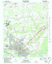 KINSTON, NC HISTORICAL MAP GEOPDF 7.5X7.