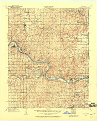 HOMINY, OK HISTORICAL MAP GEOPDF 30X30 G