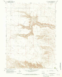 CATTAIL RANCH NE, WY HISTORICAL MAP GEOP
