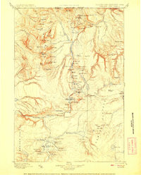 GALLATIN, WY-MT HISTORICAL MAP GEOPDF 30