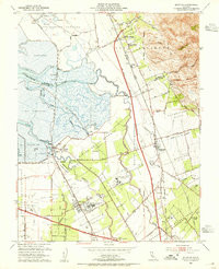 MILPITAS, CA HISTORICAL MAP GEOPDF 7.5X7