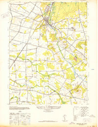JAMESBURG, NJ HISTORICAL MAP GEOPDF 7.5X