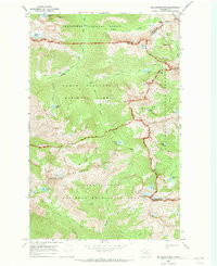 MCALESTER MOUNTAIN, WA HISTORICAL MAP GE