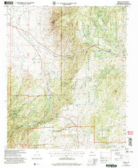 NOGAL, NM HISTORICAL MAP GEOPDF 7.5X7.5
