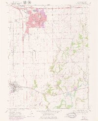 MORTON, IL HISTORICAL MAP GEOPDF 7.5X7.5
