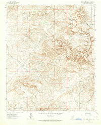ROCK HOUSE CANYON, NM HISTORICAL MAP GEO