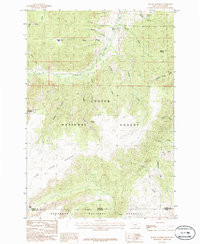 MOUNT MAURICE, MT-WY HISTORICAL MAP GEOP