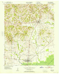 OBION, TN HISTORICAL MAP GEOPDF 7.5X7.5