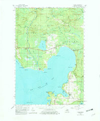 GARDEN, MI HISTORICAL MAP GEOPDF 15X15 G