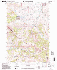 EIGHTEENMILE PEAK, MT-ID HISTORICAL MAP