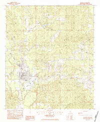 QUITMAN, MS HISTORICAL MAP GEOPDF 7.5X7.