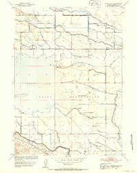 OCEAN LAKE, WY HISTORICAL MAP GEOPDF 7.5