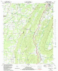 TRENTON, GA-AL HISTORICAL MAP GEOPDF 7.5