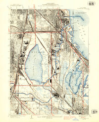 LAKE CALUMET, IL-IN HISTORICAL MAP GEOPD