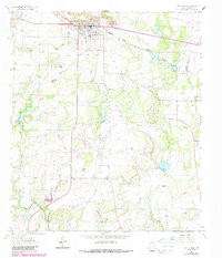 SANTA ANNA, TX HISTORICAL MAP GEOPDF 7.5