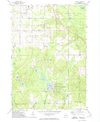 SPRUCE, MI HISTORICAL MAP GEOPDF 7.5X7.5