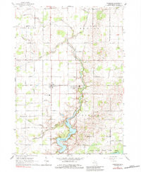 PERRINTON, MI HISTORICAL MAP GEOPDF 7.5X