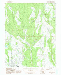 BLANDING NORTH, UT HISTORICAL MAP GEOPDF