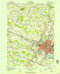 MONROE, MI HISTORICAL MAP GEOPDF 7.5X7.5