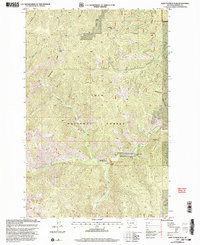 SAINT PATRICK PEAK, MT HISTORICAL MAP GE