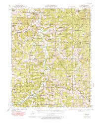 MANES, MO HISTORICAL MAP GEOPDF 15X15 GR