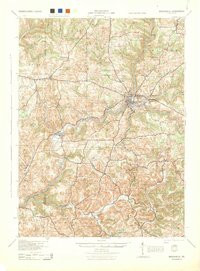 BROOKVILLE, PA HISTORICAL MAP GEOPDF 15X