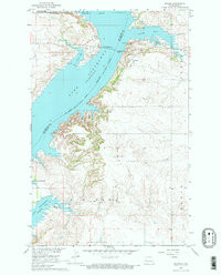 SANISH, ND HISTORICAL MAP GEOPDF 7.5X7.5