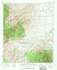 JACKSON MOUNTAIN, AZ HISTORICAL MAP GEOP