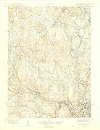 BLACKSTONE, MA-RI HISTORICAL MAP GEOPDF